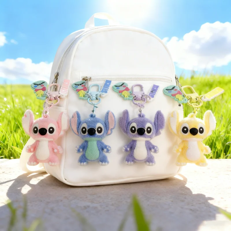 Idea creativa, llavero de punto tridimensional, Mini muñeca de dibujos animados, colgante de bolso, accesorios de joyería DIY hechos a mano