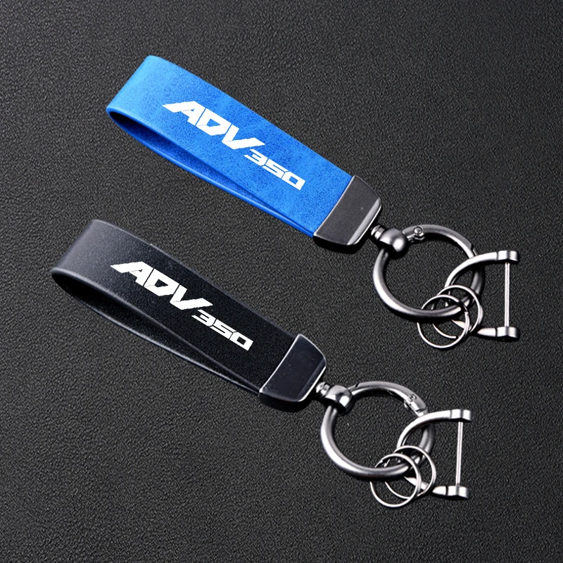 Para HONDA ADV350 ADV 350 Adv350 2022-2025 llavero de cuero de motocicleta de alta calidad accesorios de llavero de Metal