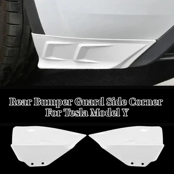 Voor Tesla Model Y Achterbumper Guard Side Hoek Thunderbolt Spoiler Anti-kras Protector Cover Auto Modificatie Accessoires