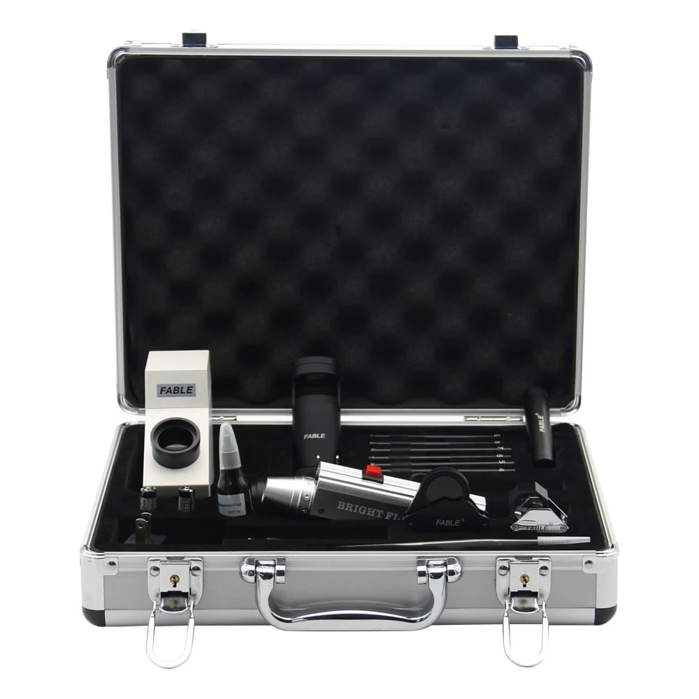 

Professional High Quality and Cheapest Pocket Type Gem Identification Travel Lab with 8 Kinds of Gemological Instrument