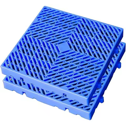 Plastic Pallets Breathable Waterproof Indoor &amp; Outdoor Storage Grid Pad, Easy To Stack For Etc