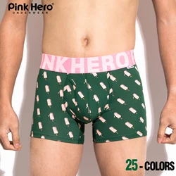 PINKHERO-Calzoncillos de algodón con estampado Original para hombre, ropa interior cómoda y suave, Bóxer, novedad