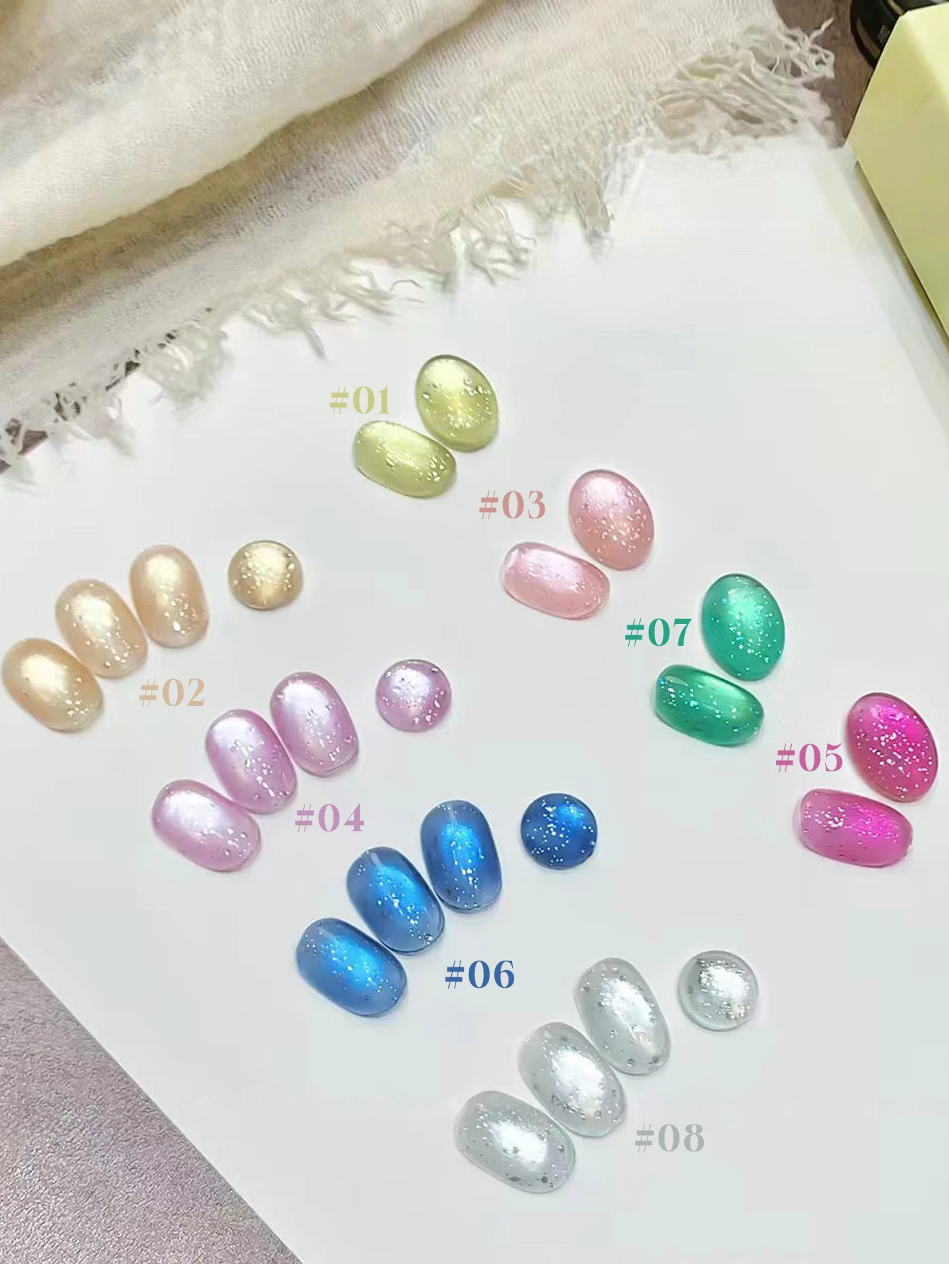 12ml Candy Glitter Cat Eye Gel - Resin Art Supplies review and price