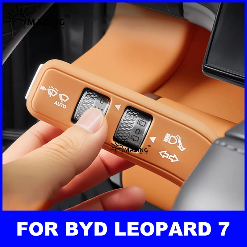 Para Byd Leopard 7, Para Byd Ti7 2025 2026, Cubierta Protectora para la Palanca del Limpiaparabrisas, Accesorios de Modificación Automotriz