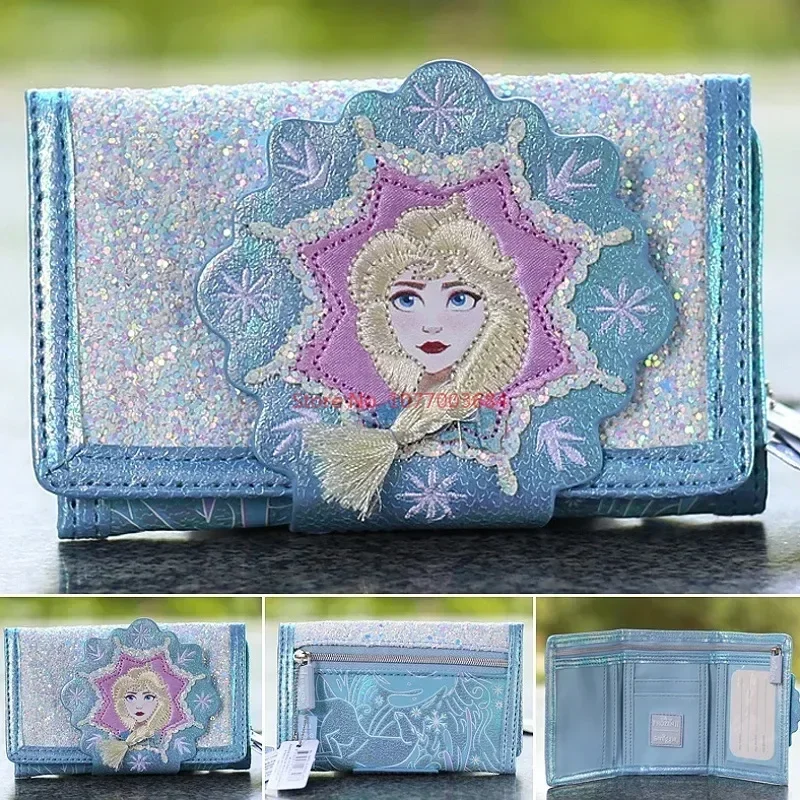 Oryginalna Australia Smiggle New Elsa Same Style Stationery Student Backpack Girl Stress Relief Backpack Elsa Sequin Large Book Bag