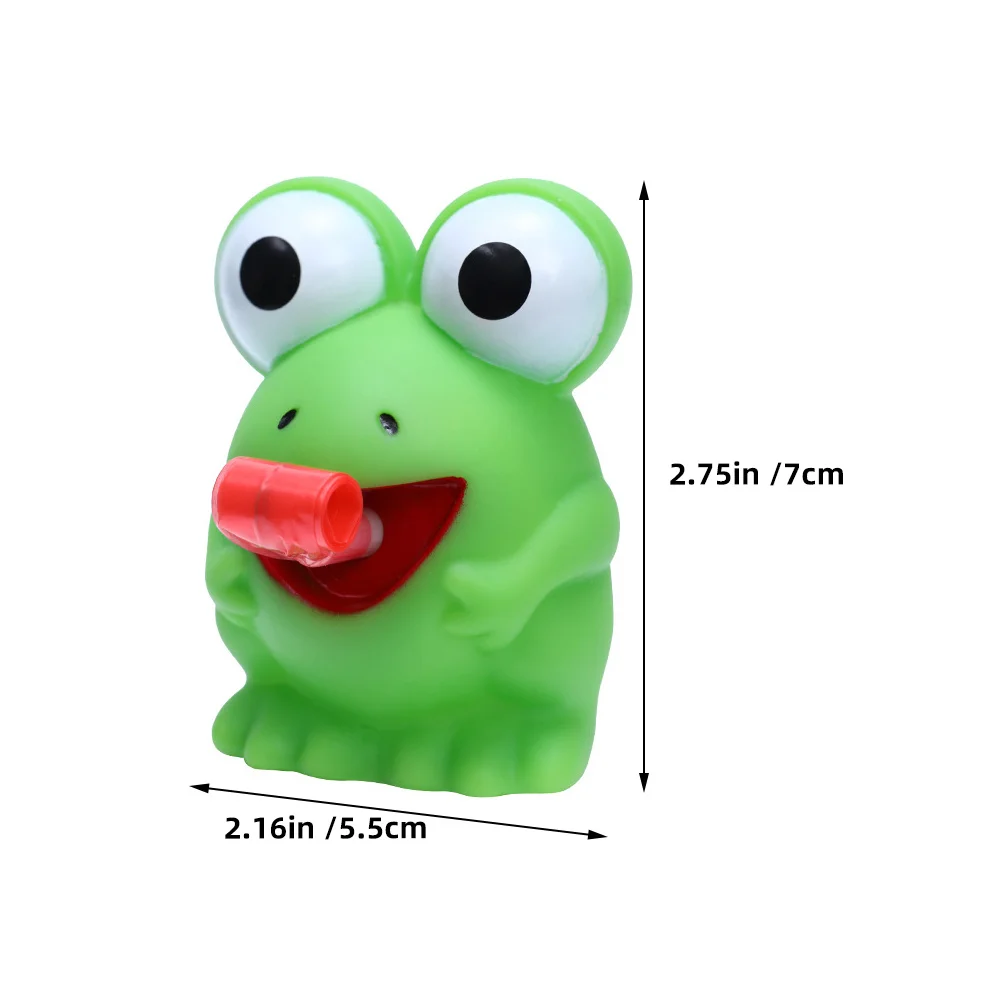 Vaguelly 2 pezzi rana suono spremere giocattolo decompressione cartone animato antistress elastico novità portatile favore di partito adorabile divertimento