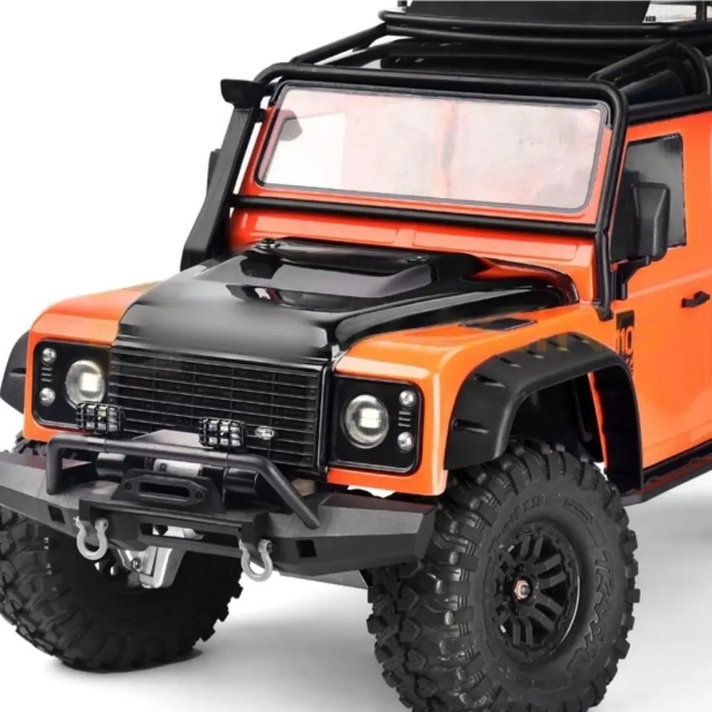 1 زوج المعادن RC سيارة الأضواء 17 مللي متر على الطرق الوعرة نمط محاكاة الكشاف مستطيلة 1/10 1/8 ل TRX-4 TRX-6 SCX10