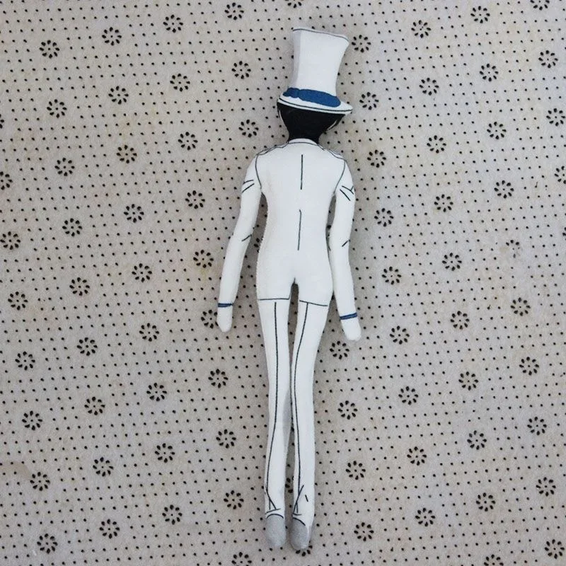 المحقق كونان، طفل اللص، دمية سلكية كوسبلاي، فصل الأطراف، هيكل عظمي، حواف بيضاء، فأر ملتوي، جاف، دمية تجريدية