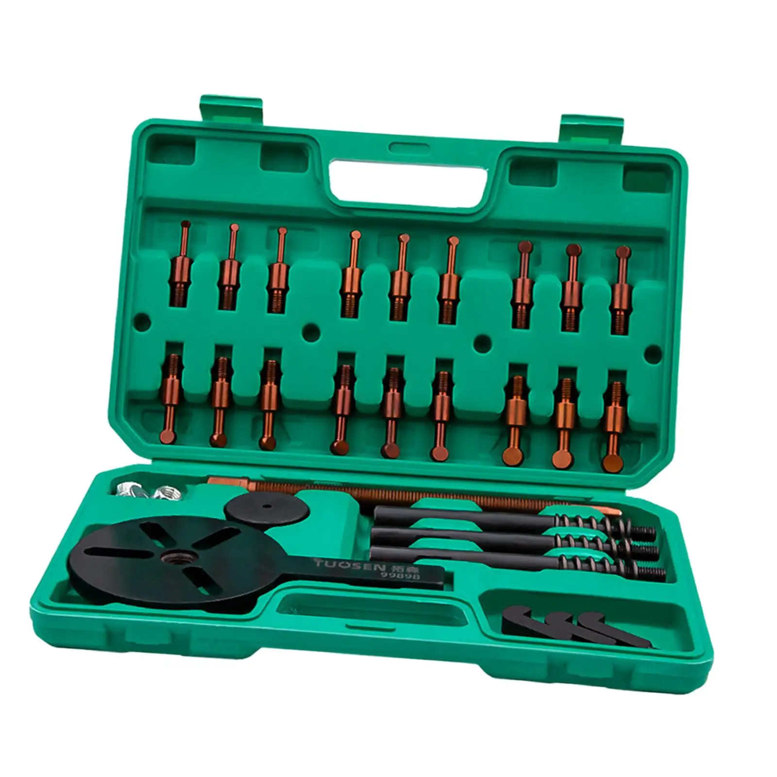 18 in 1 Bearing Puller Set Professional Accessories with Portable Storage Case High Strength Carbon Steel Bearing Separator Set