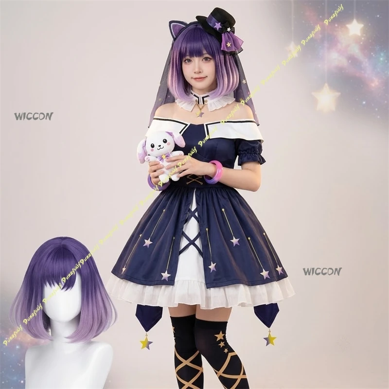 bang-dream-yume∞mita-fuji-miyako-anime-cosplay-costume-perruque-mugendai-mewtype-robe-chapeau-col-collants-accessoires-jeu-de-role