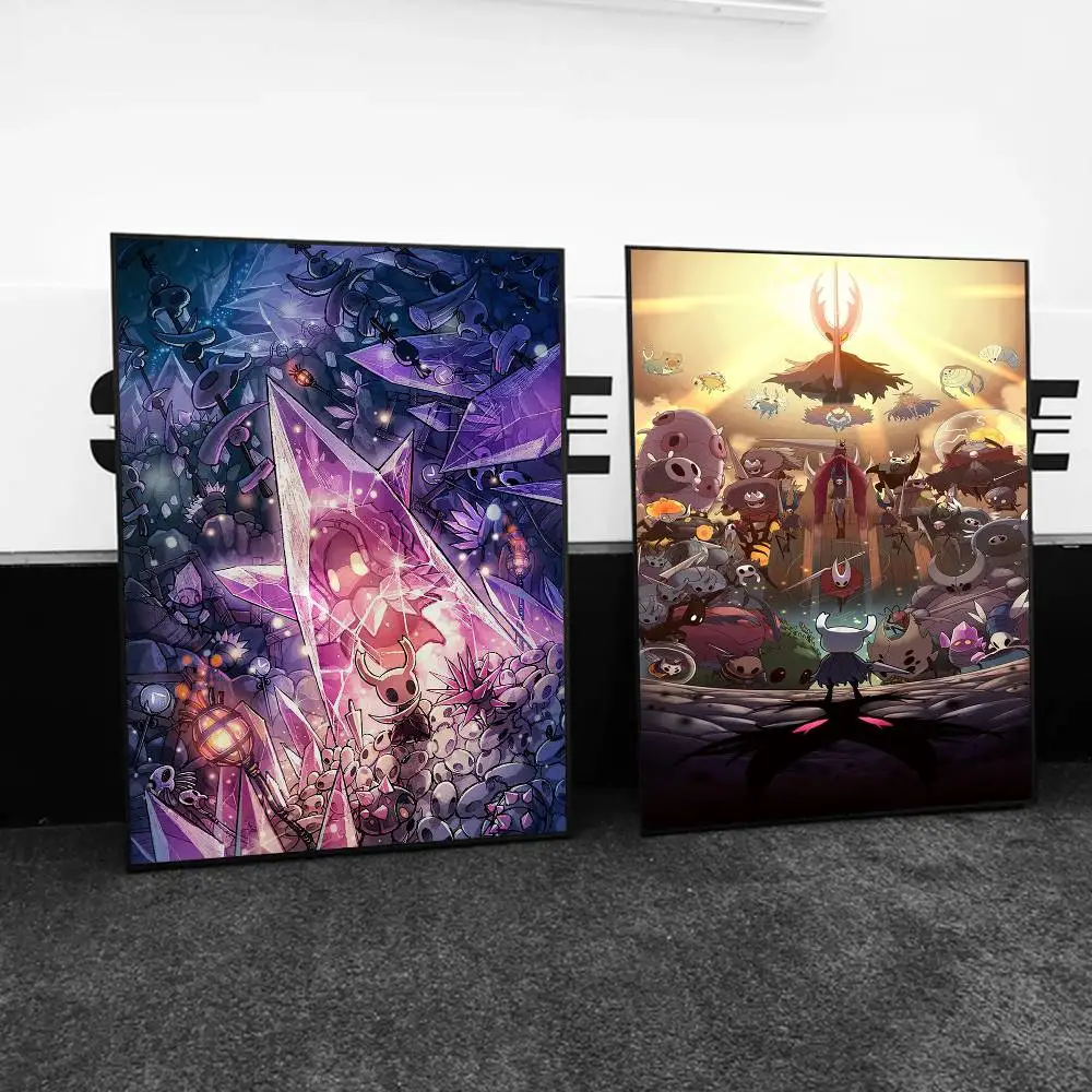 1pc Hot Popular Video Game Hollow Knight Poster High Quality Print Waterproof Wall Art Sticker For Bar Living Room Decor Gift