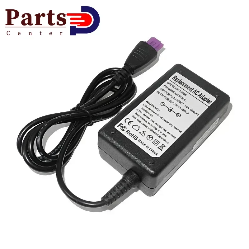 1PCS 0957-2385 AC Adapter Charger Power Supply 22V 455mA for HP 1010 1012 1510 1512 1513 1514 1518 2515 2540 2541 2542 2543 2544