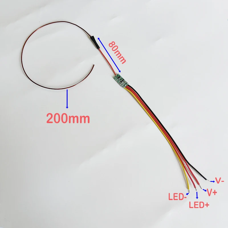 สวิตช์เหนี่ยวนำแบบสัมผัส3V-24V ริ้วสายไฟขดลวดเหนี่ยวนำเซลลูลาร์แบบแยกอากาศตั้งโต๊ะสีแดงสไตล์เดียวกันเครือข่าย TikTok