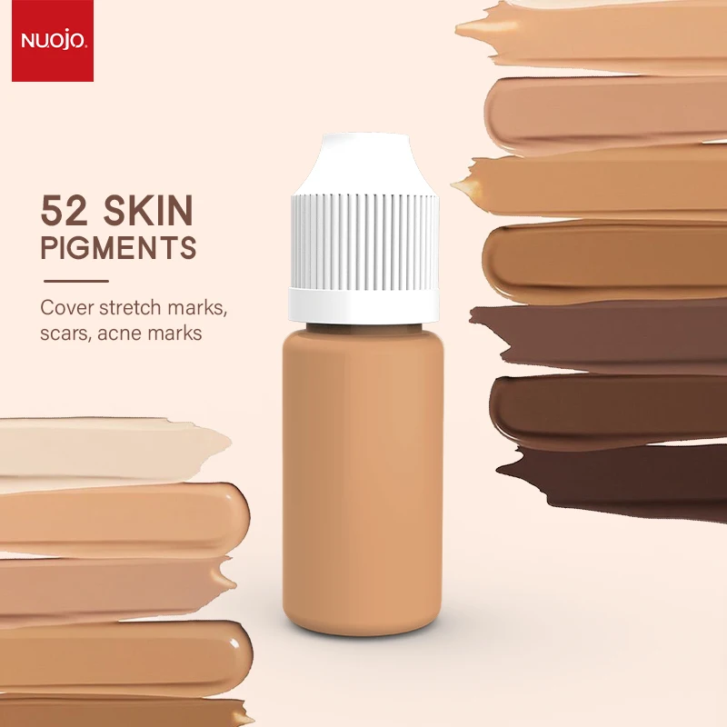 

10ML Skin Camouflage Micro Pigment Permanent Makeup Ink Stretch Mark Camouflage Pigments Skin Tone Scar Camouflage Tattoo Ink