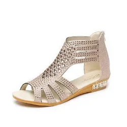 Women's Sandals Woman Summer Shoes Women Fashion Wedges Low Heel Sexy Casual Comfortable Sandals Ladies Plus Size Shoes
