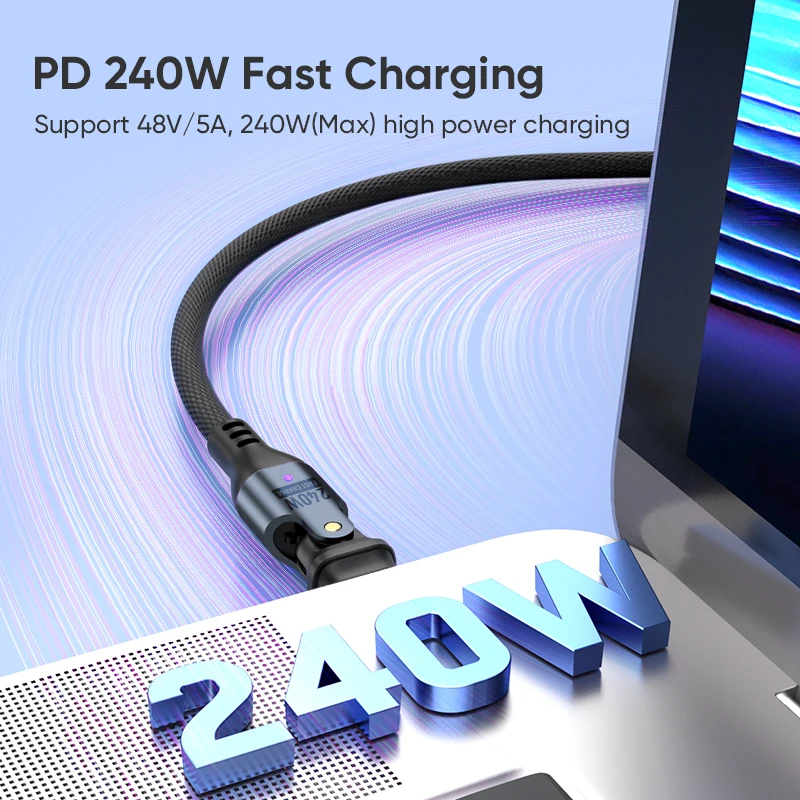 PD 240W Charger for Samsung Galaxy S25 A55 Ulefone Tab A11 Pro Tecno Spark 20 Pro Oppo A3 vivo iQOO Neo9S Pro+ itel S24 Cable