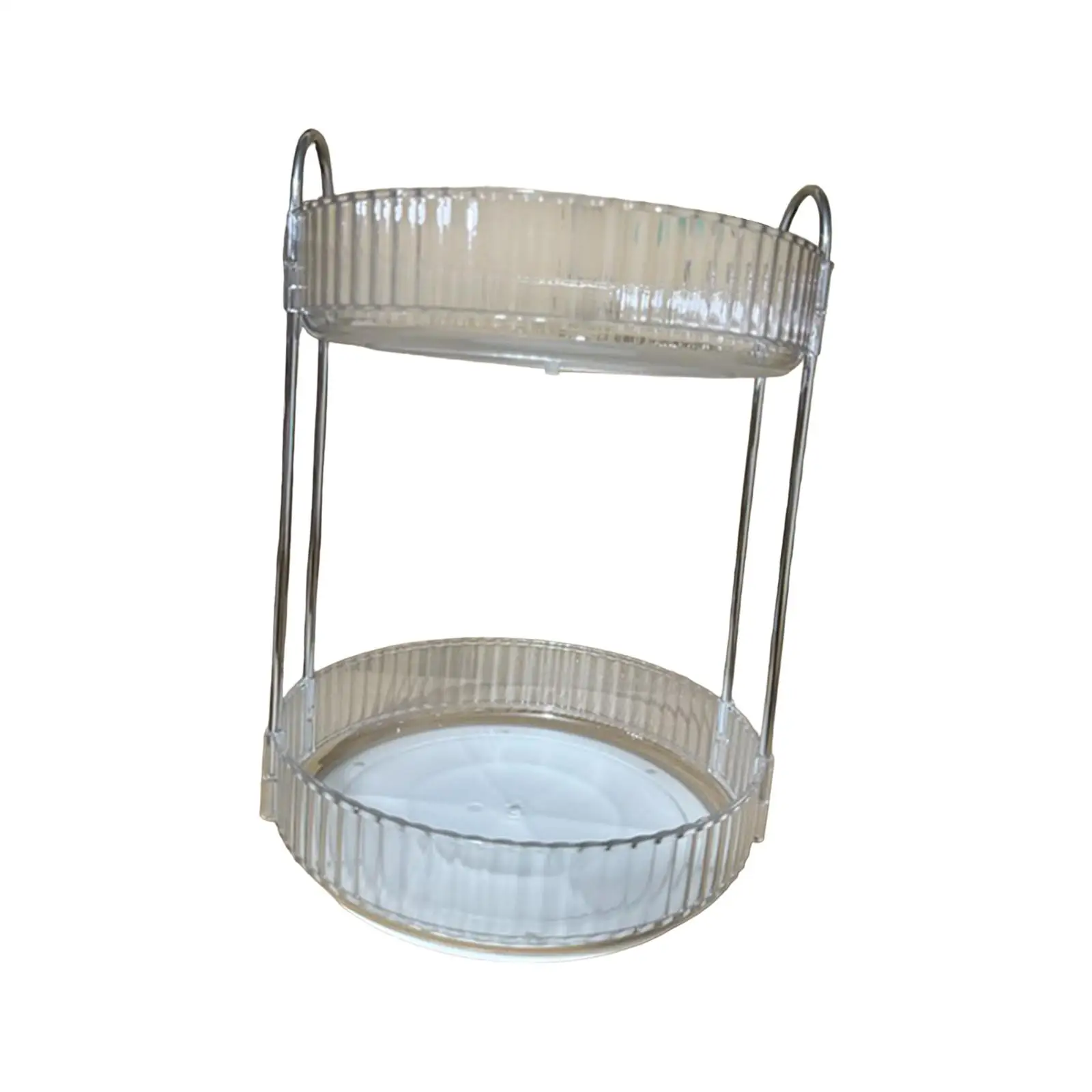 

Large Capacity Makeup Storage Organizer Fruit Tray Cosmetics Display Case for Skincare Holder Desktop