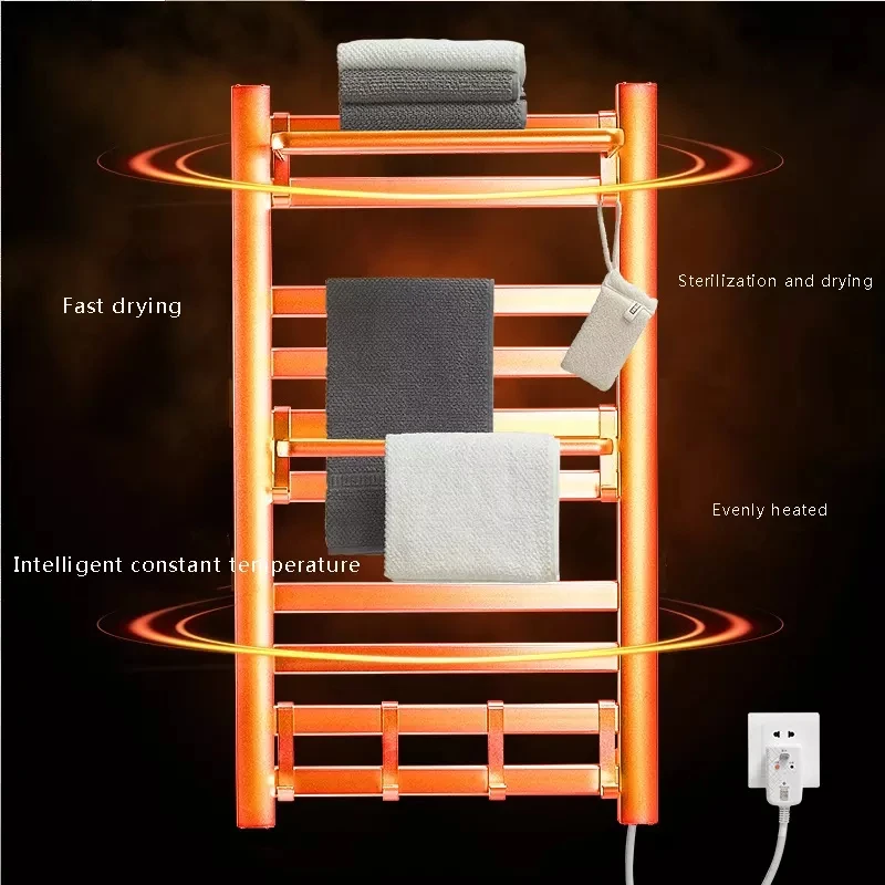 난방 튜브 히터 워머, 호텔 욕실, 방수, 전기 수건 랙