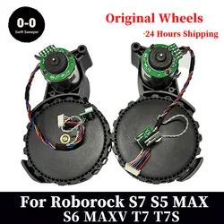 Original For Xiaomi Roborock S7 S5 MAX S6 MAXV T7 T7S Accessories Replacement Left Right Travel Wheels Robot Vacuum Cleaner