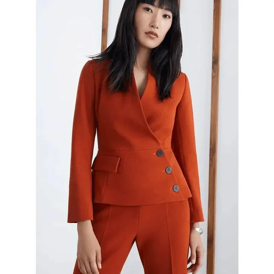 

New Woman Suit 2 Pieces Chic Elegant Set for Women Fashionable Banquet and Business Casual Female Outfits