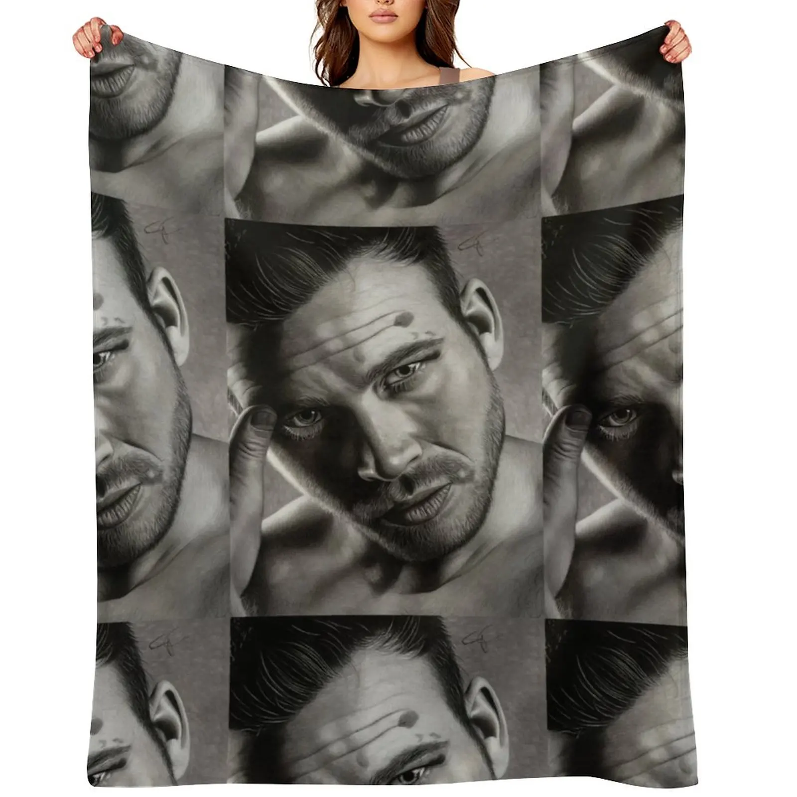 Oliver Stark Throw Blanket Beach Thermal Winter beds for babies funny gift for winter Blankets