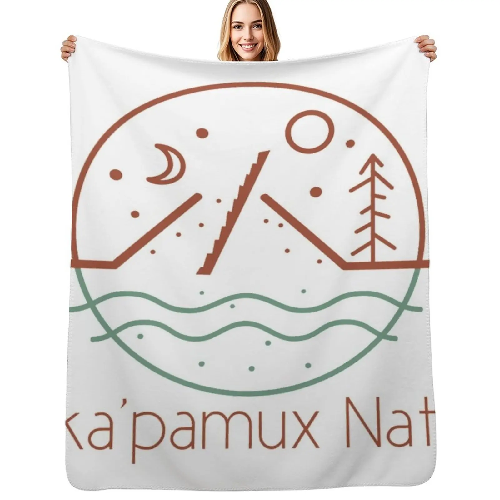

Flag of the Nlakapamux Nation Canada Throw Blanket christmas decoration For Baby Designers Blanket