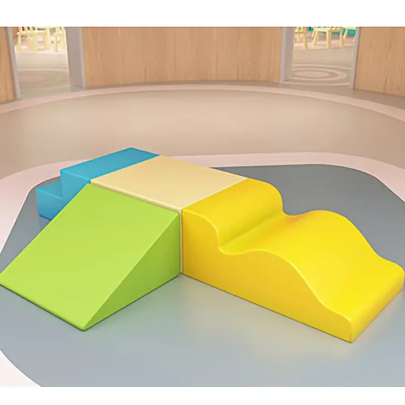 Custom Indoor Foam Climbing Blocks Set for Toddlers Sensory Training Soft Play Equipment with Crawling Slide for Preschool