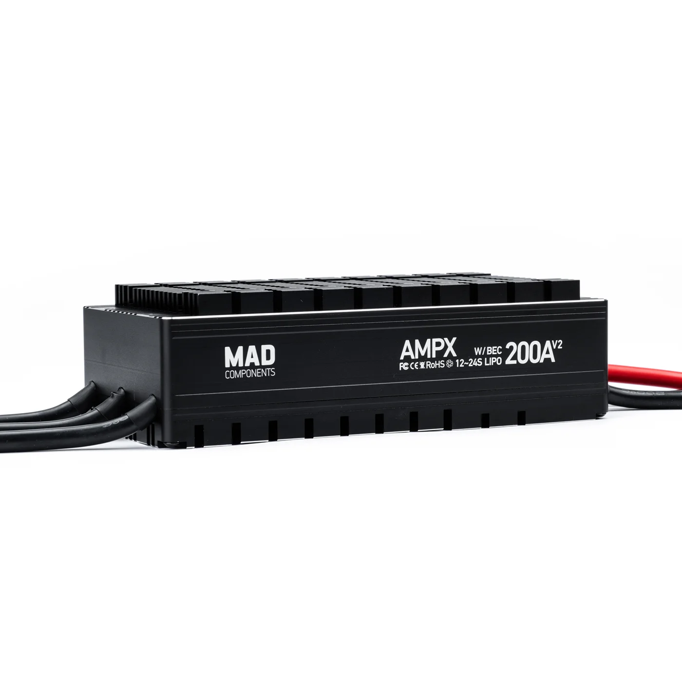 

AMPX 200A(12-24S) HV ESC для дронов с BLDC-двигателями