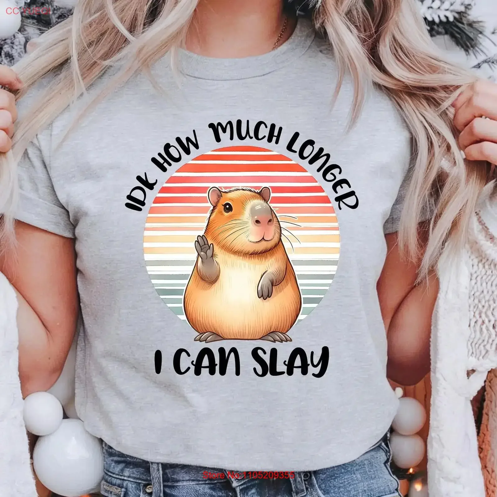 مضحك كابيبارا تي شيرت IDK القتل إقتباس جيرسي خمر غسلها تنوعا عادية للجنسين أوم مريحة لينة أنيقة قليلا #1