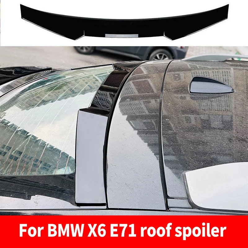 

Для BMW X6 E71 2008-2014 M4 стиль лезвия задний багажник верхний спойлер крыло хвост задняя дверь сплиттер спойлеры для губ внешняя настройка