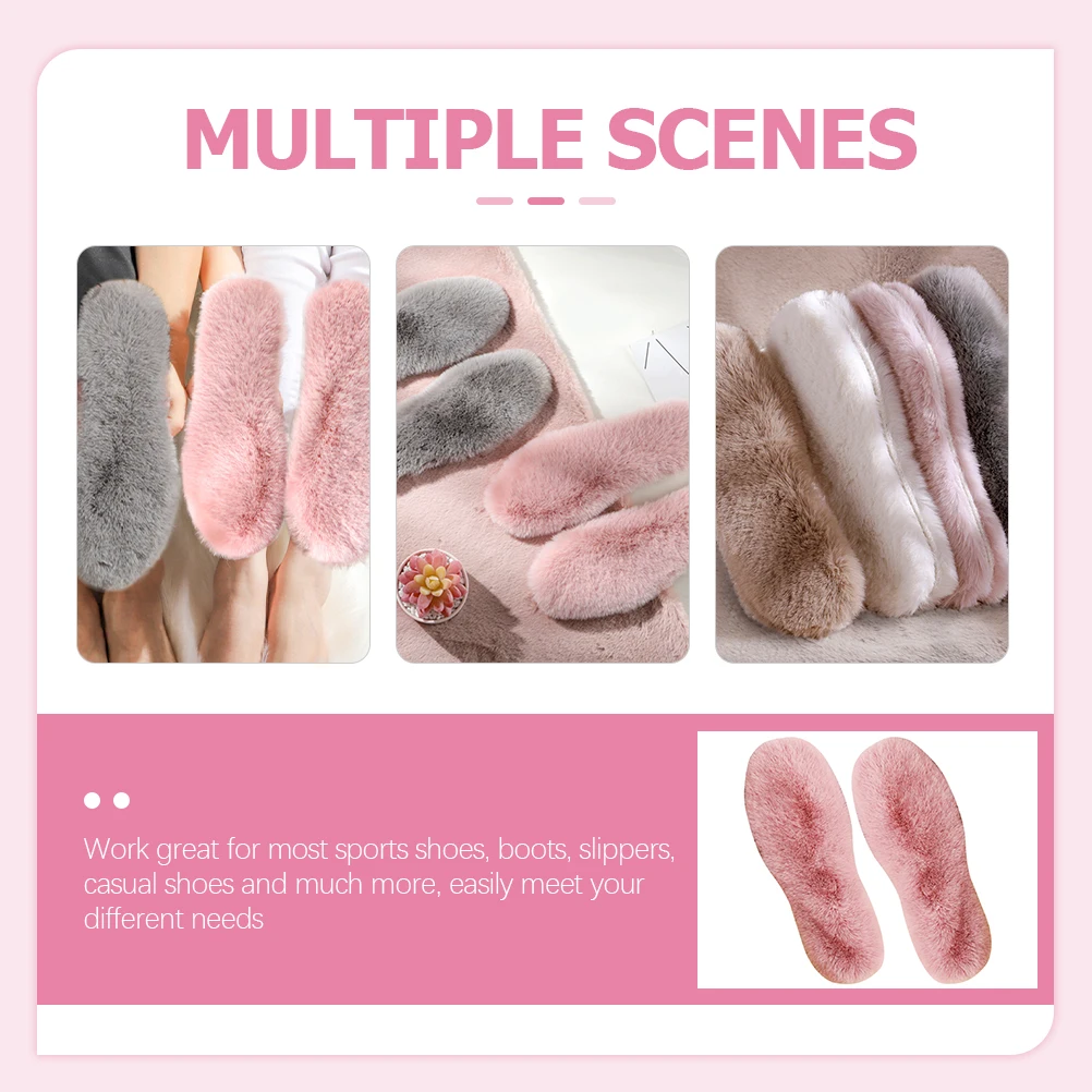 4 قطعة نعال الحذاء الشتاء باطن الداخلية لفصل الشتاء الأحذية النعال الأحذية النعال الحرارية إدراج للجنسين أداة العناية بالقدم العزل #4