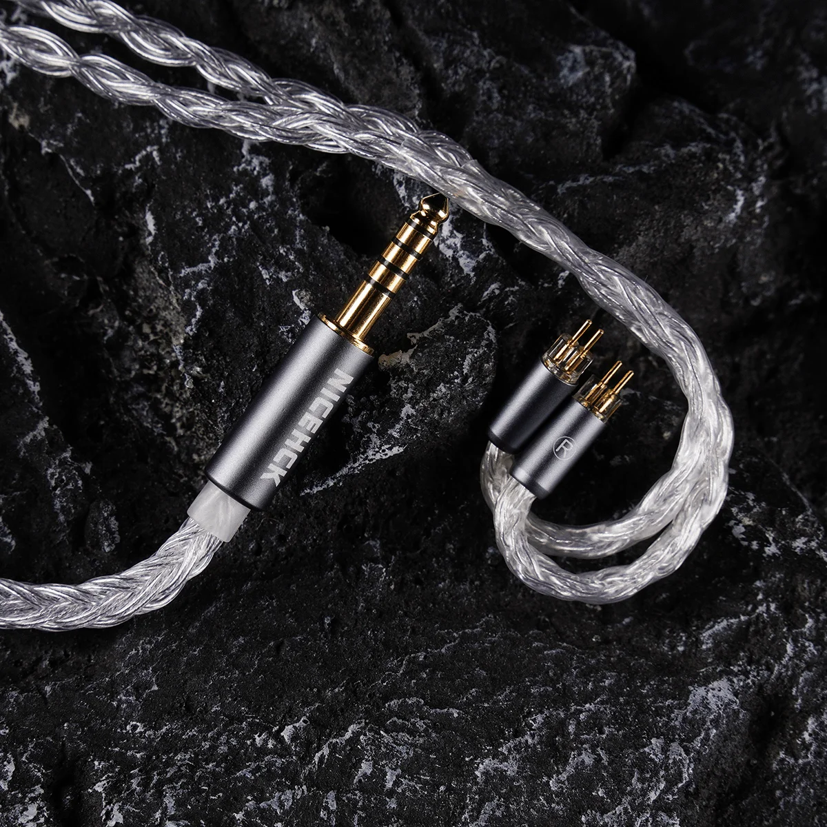 NICEHCK IcyMoon In Ear Monitor Cable 16 Cores OCC+Silver Plated