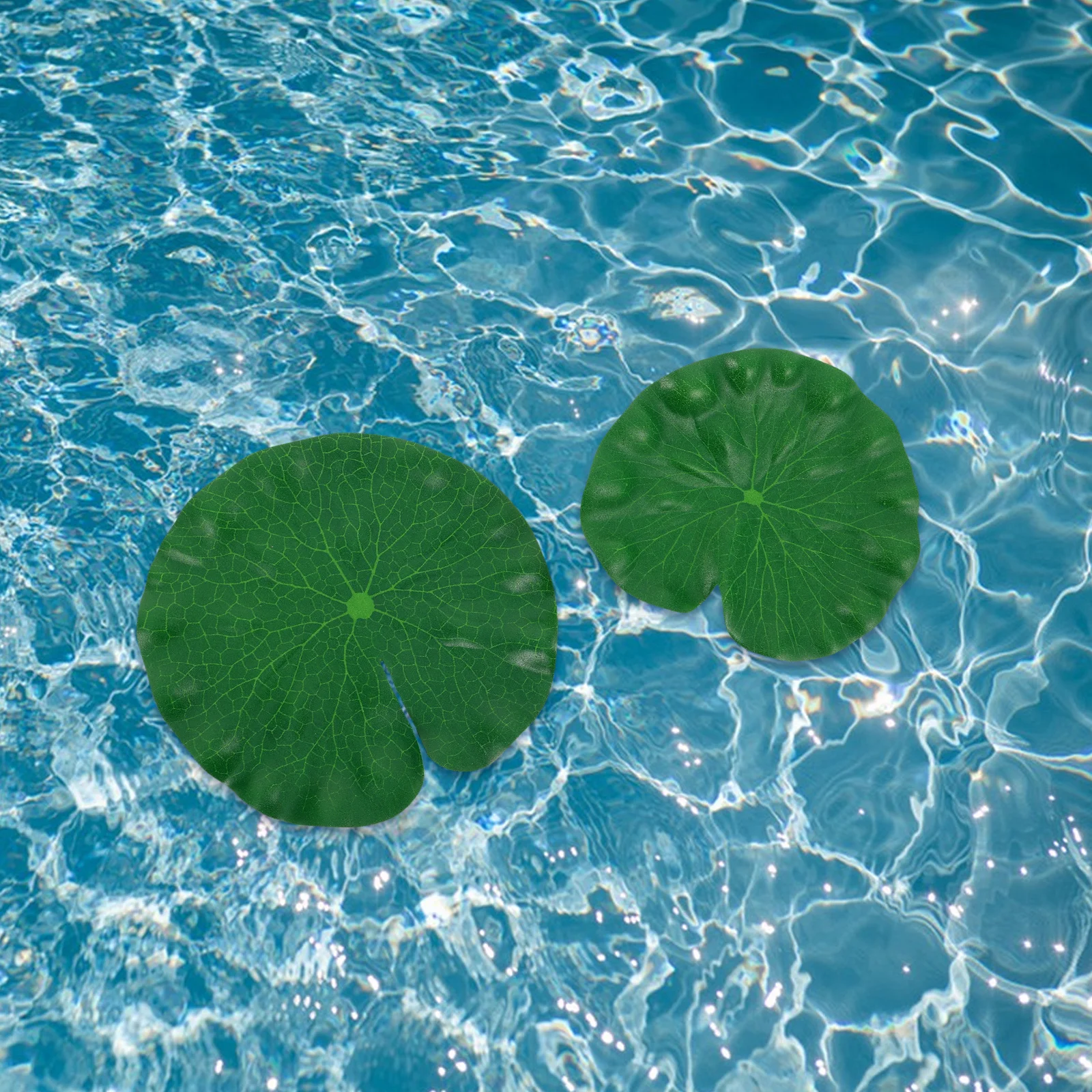 

26Pcs Realistic Pond Atmosphere Artificial Water Plants Floating Ornaments for Pond and Aquarium Decor Lotus Ornament