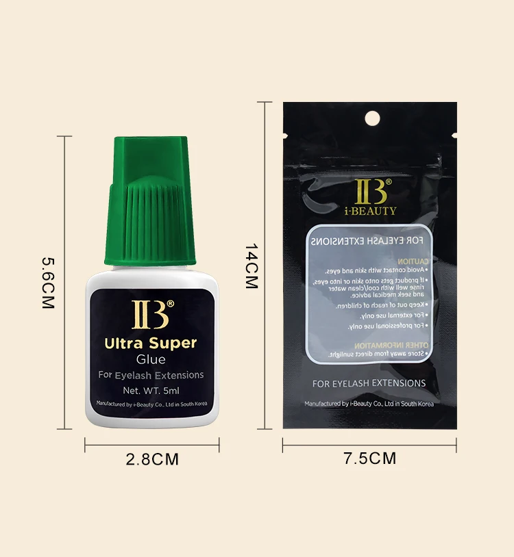 3 Bottles IB Super Bonder Banana Primer Super Bonder Fake Eyelash Extension Long Lasting Korea Adhesive Supplies Makeup Tools