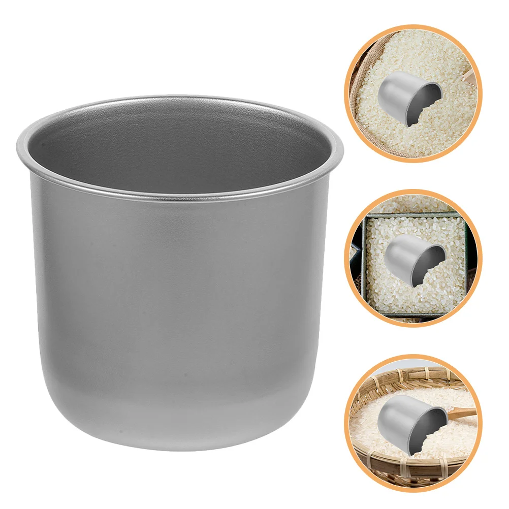 

2Pcs Rice Measuring Cup Stainless Steel Set 250Ml Accurate Scale Replacement for Rice Cooker Household Baking Kitchen Essential