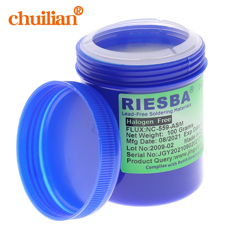 RIESBA NC-559-ASM 100g Leaded Free Soldering Flux Welding Paste!