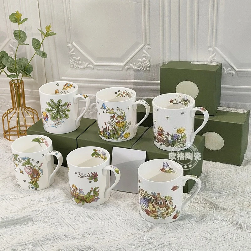 

Tomcat Series Mug Ceramic Cup Household Light Luxury Children's Milk Water Cup Cute Style