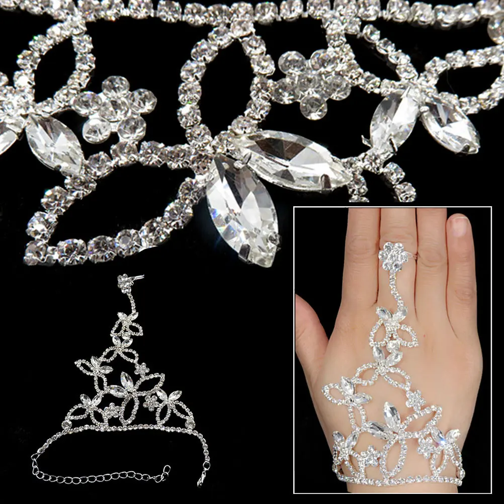 

Flower Hand Chain Classic Anti-Fading Latin Dance Wedding Bridal Bracelet Jewelry Accessories Women Hand Chain