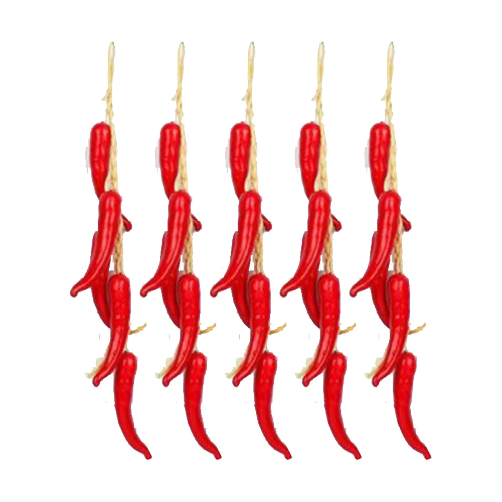 For Kitchen Decor Simulated Chili Pepper Photo Shoots Easy To Use Photo Props Home Decoration Good Length Strands