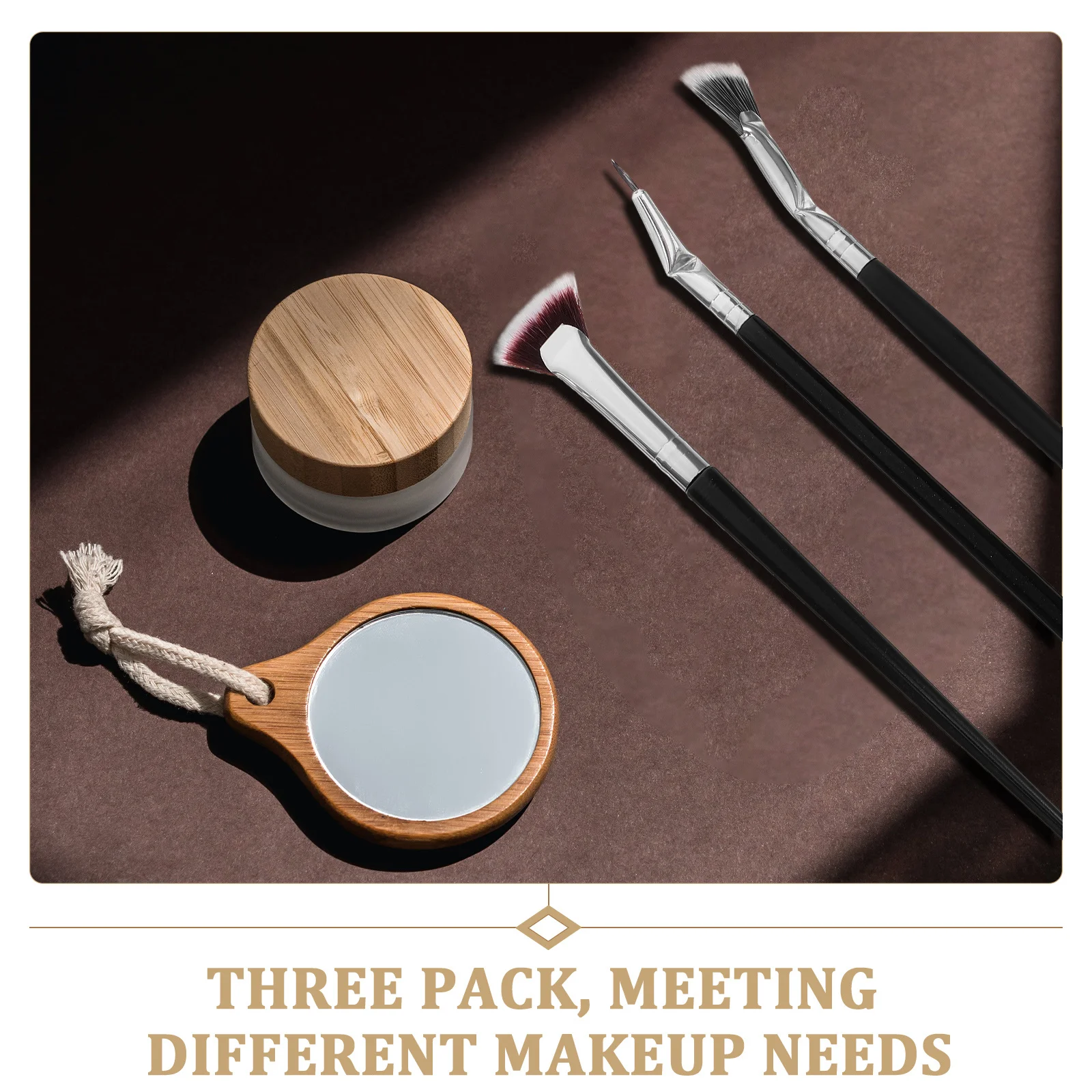 1 Juego de cepillo de pestañas festoneado con ángulo plegable, herramienta separadora de pestañas de precisión para aplicación de máscara, acabado suave sin atascos