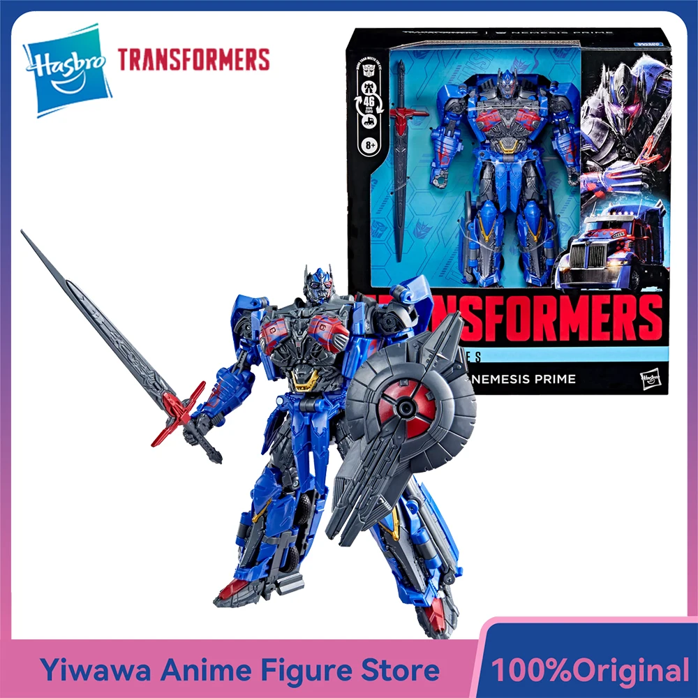 

НОВЫЙ Hasbro Transformers Studio Series Nemesis Prime (The Last Knight) 21,5 см Leader Class, экшн-аниме, модель робота, фигурка, игрушки