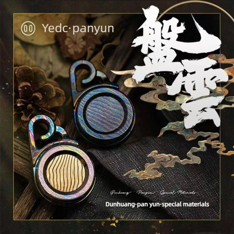 YEDC Pan Yun Buddha's Hand EDC Dunhuang Museum Collaboration Snap Coin Portable Pendant Stress Relief Toy
