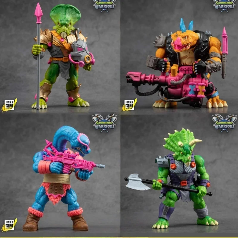 

In Stock BFS Dinosaur Warriors 6 inch Action Figure - Triceratops Stegosaurus Ankylosaurus Poseable Toy Set Collectors Gifts