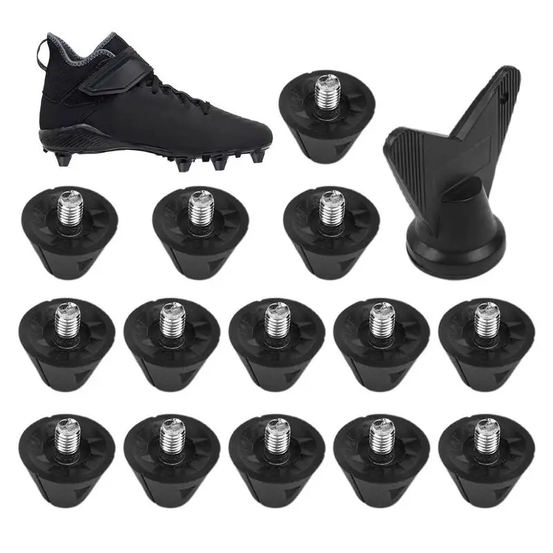 Football Boot Studs Replacement 14X Outdoor Football Studs Shoe Cleats Increase Stability Balance For Football Competition