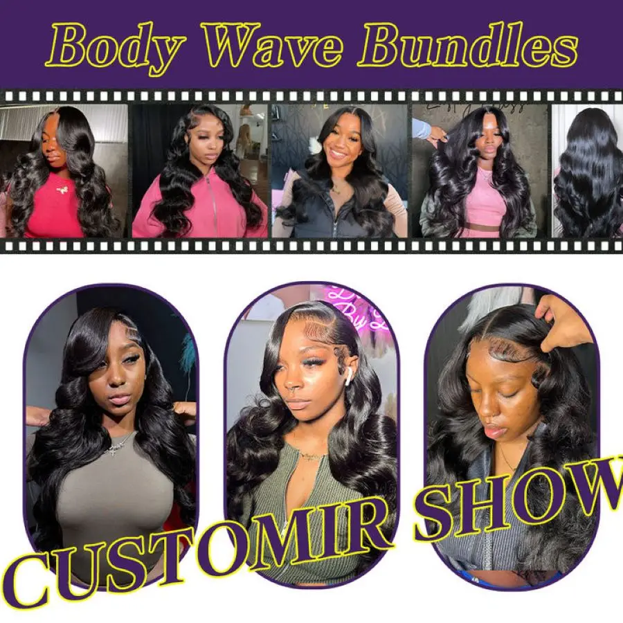 34 32In الجسم موجة الشعر البشري الدانتيل الباروكات الأمامية 13x4 13x6 الدانتيل الشفاف شعر مستعار أمامي للنساء 5x5 غلويليس شعر مستعار شعر الإنسان #6