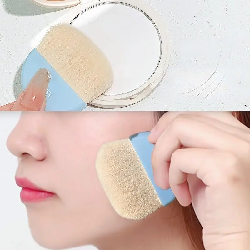 6 pezzi mini pennelli per trucco da donna da viaggio set pennello per correttore morbido portatile fondotinta di bellezza ombretto strumento pennello per ciglia con scatola