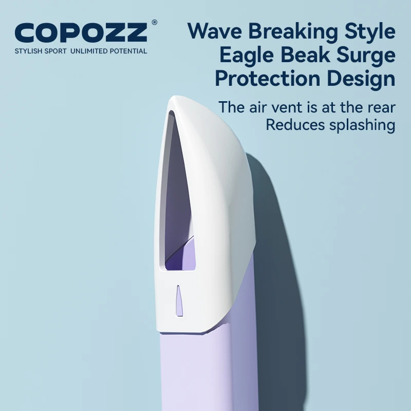 COPOZZ Breathing Tube Swimming Snorkeling Female Male Silicone Mouthpiece Training Easy-Breath Full Dry Diving Equipment
