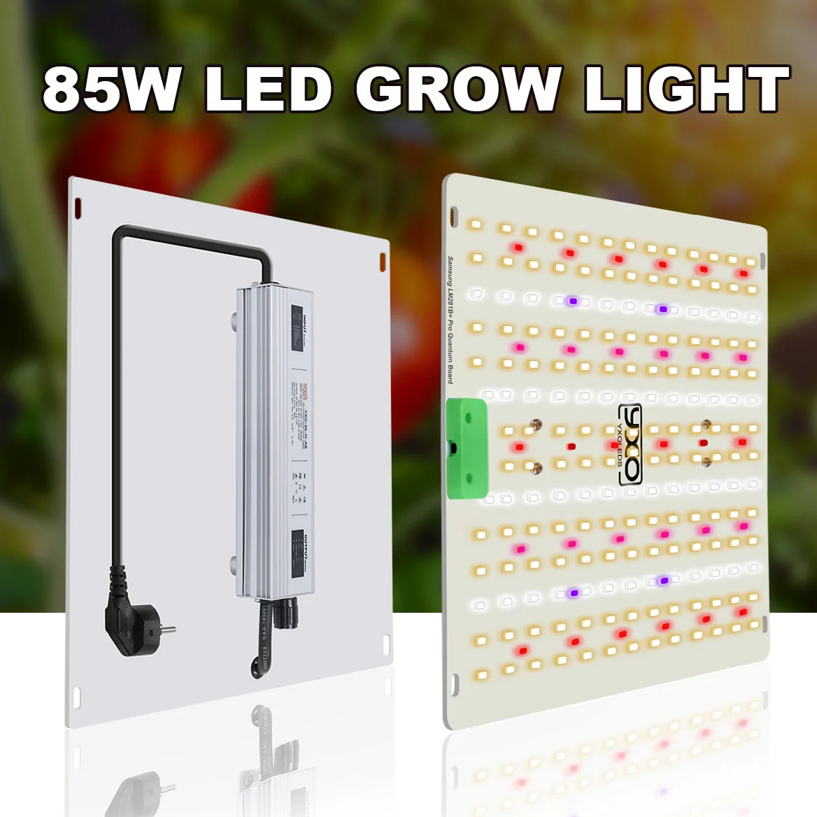 

LM281B PRO 85W Plant Growth Lamp with Adjustable Full Spectrum LED Suitable for Plant and Flower Growth Lamp