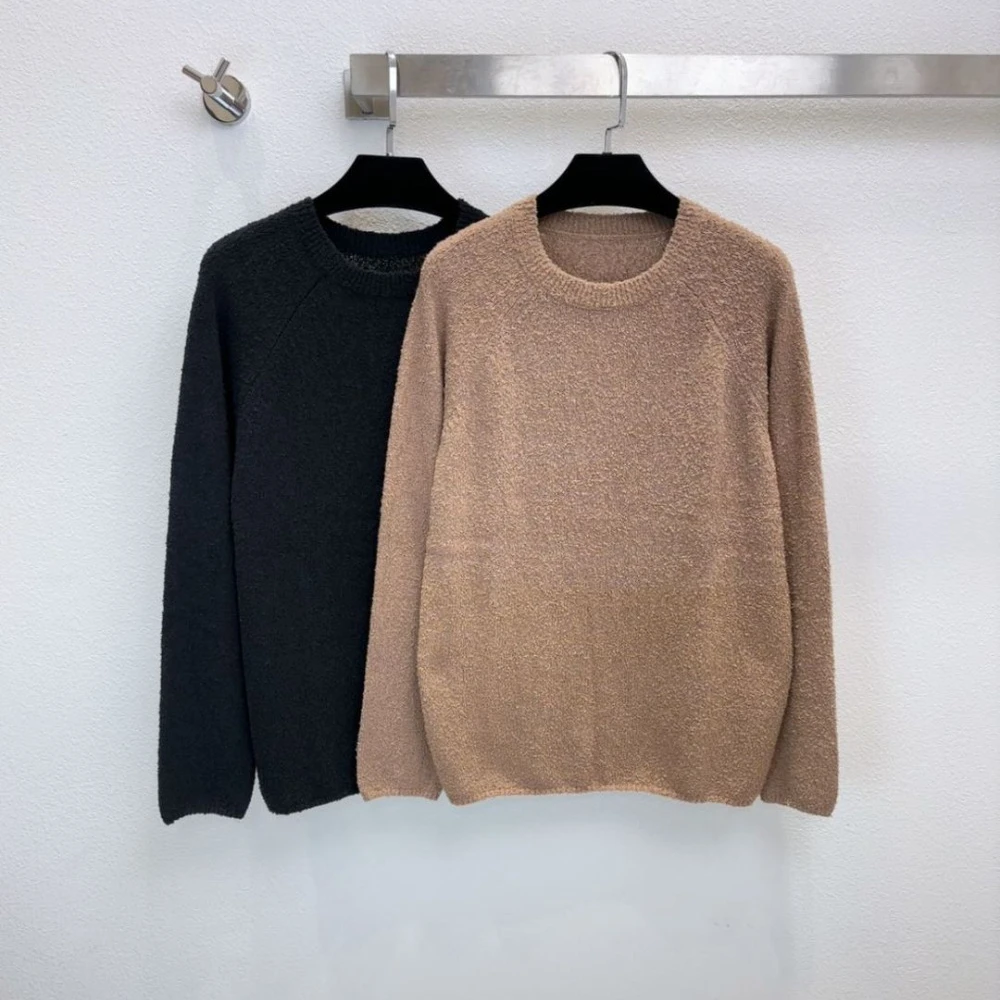 

100% Cotton Long-sleeved Textured Sweater