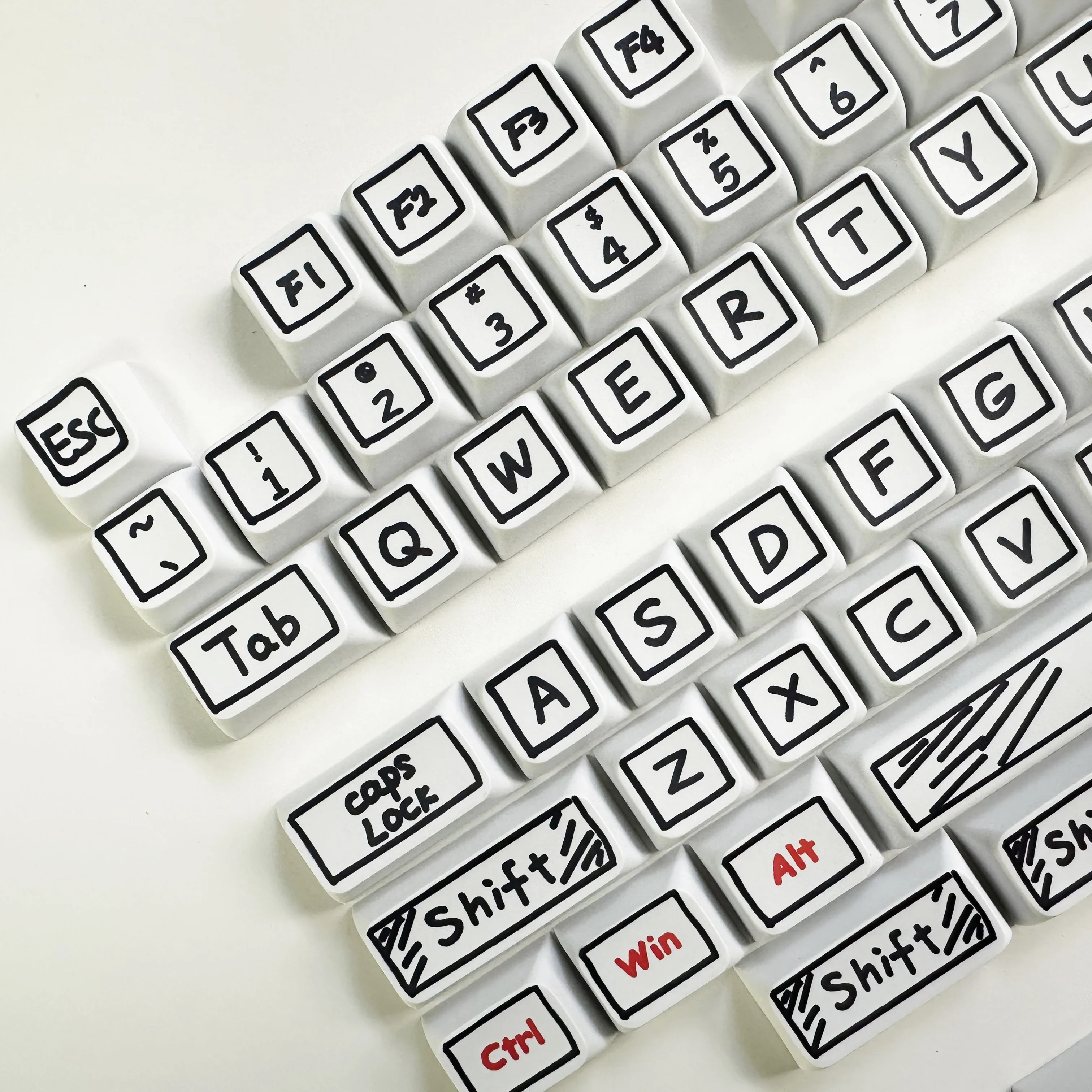 125 キー XDA プロファイル落書きテーマキーキャップ PBT 染料昇華カスタマイズされた DIY キーキャップゲーム用メカニカルキーボード MX スイッチ